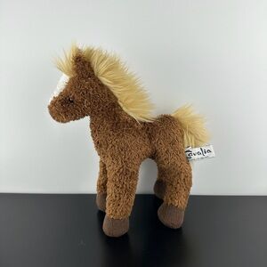 Douglas Cuddle Toys Cavalia Chestnut Brown Horse 10” Pony Foal Stallion Plush